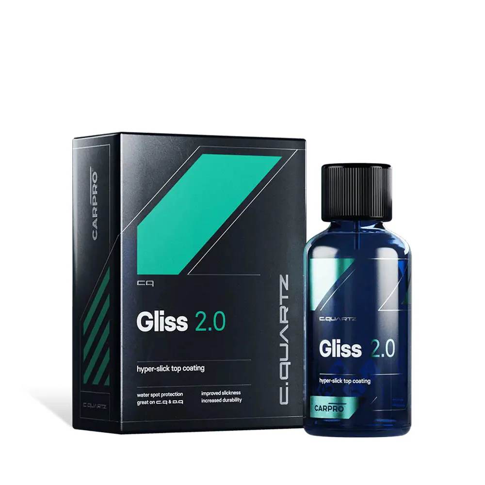 CARPRO Cquartz Gliss 2.0 | Hyper-Slick Top Ceramic Coating