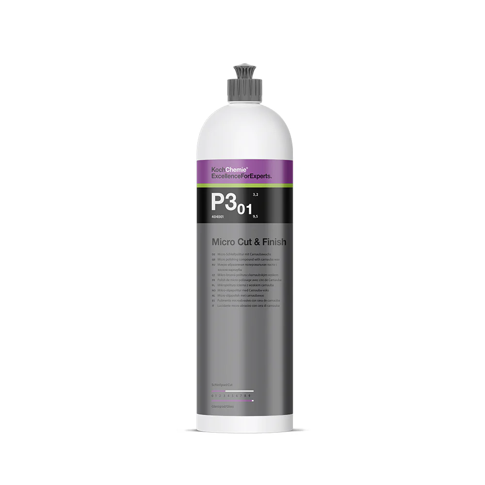 Koch Chemie Micro Cut & Finish P3.01 | Micro Polishing Compound with Carnauba Wax