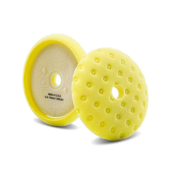 Lake Country CCS Yellow Foam Curved Cutting Pad