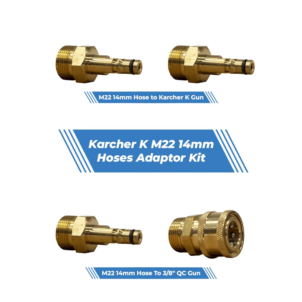 Waxit Pressure Washer Hose Fitting Kit | Karcher K Series