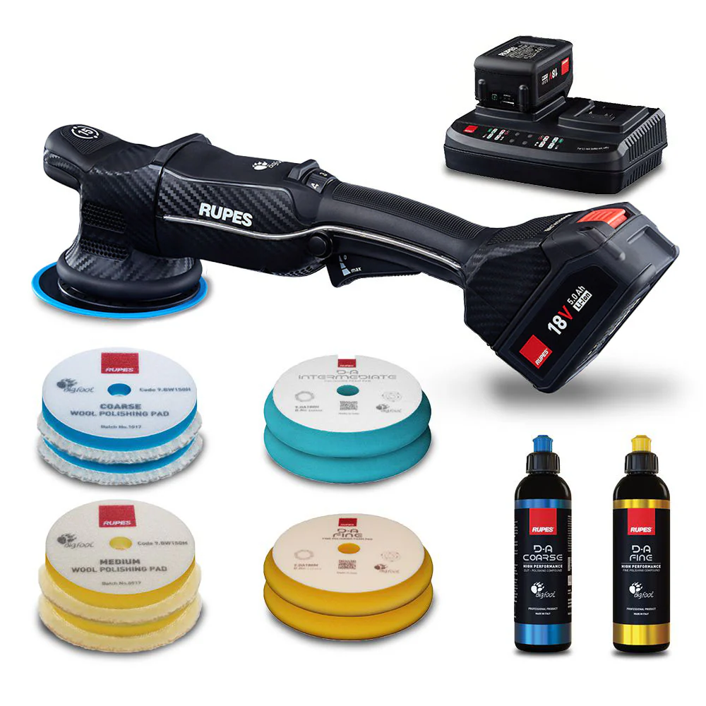 Rupes HLR15 15mm Kit | Cordless Dual Action Car Polisher - Image 2
