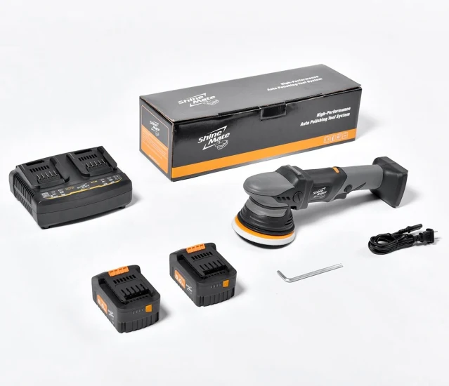 ShineMate EB351 5" 12mm | Cordless Dual Action Car Polisher - Image 3