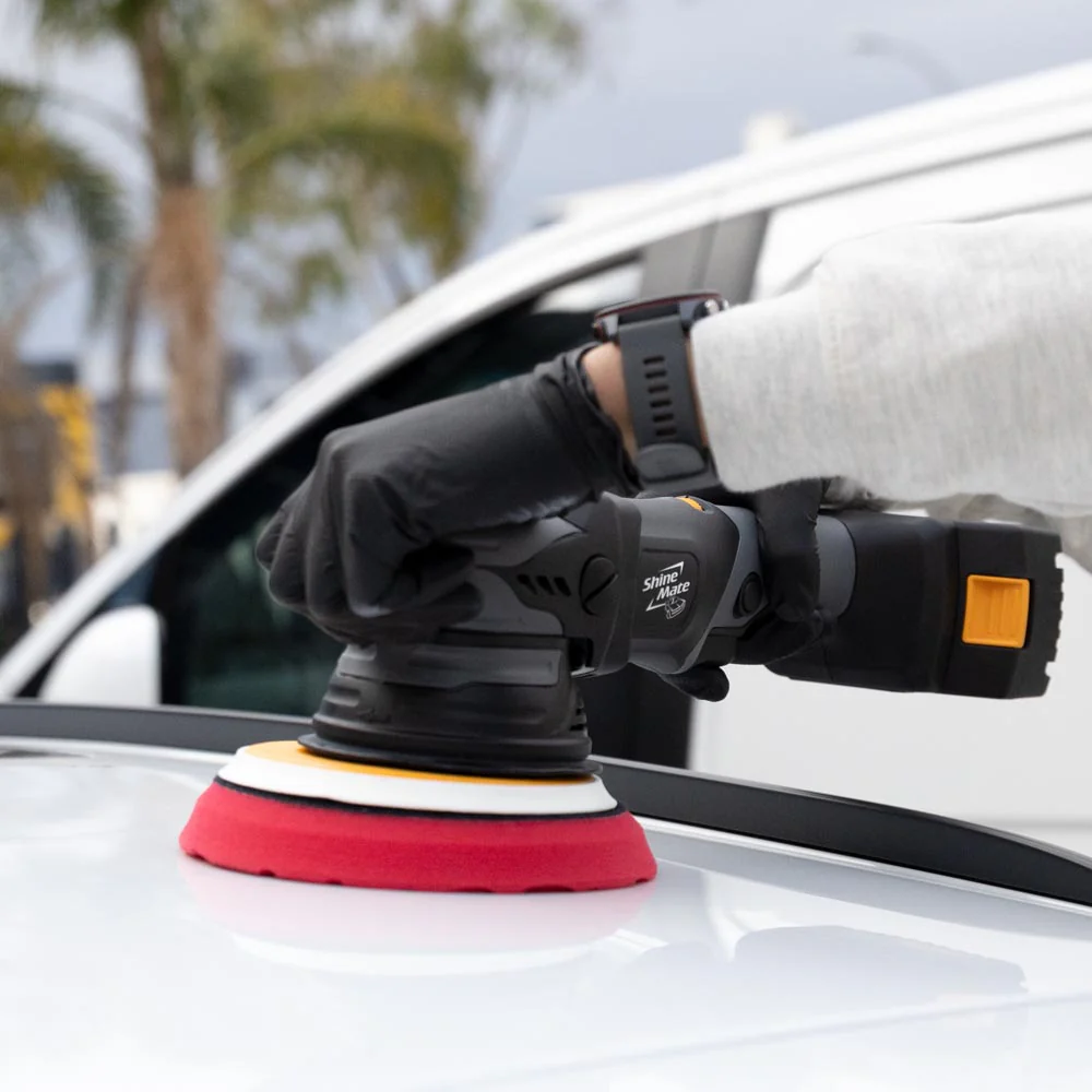 ShineMate EB351 6" 21mm | Dual Action Cordless Car Polisher Kit - Image 2