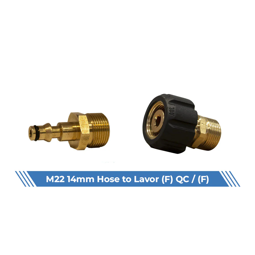Waxit Pressure Washer Hose Fitting Kit | Lavor / Lavorwash - Image 4